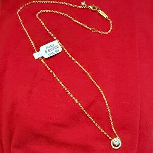 Pandora Rose Necklace with Sparkling Pendant